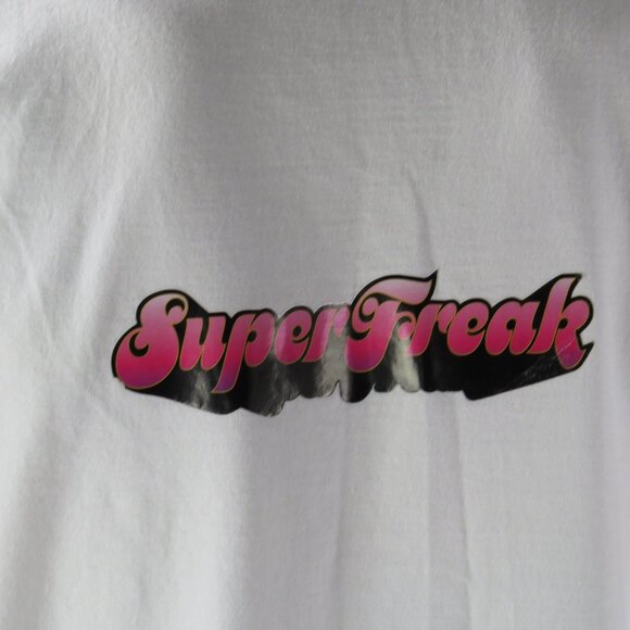 Vintage Graphic T-shirt - Super Freak Pac Man Iron Graphics - Men's Large - Picture 7 of 11